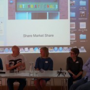 Share Market Share (Left to Right : Susie Green, Maurice Carlin, Gill Park, Katie Rutherford, Tony Charles)
Photo: Matt Wand