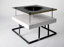 steel, plaster, rubber, 60cm x 60cm x 40cm
Photo: Olivier Richomme