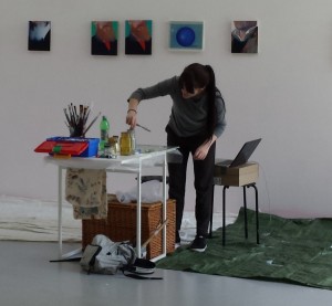 Louise  Giovanelli studio residency at The International 3